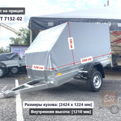 Тент ССТ 7132-02 1.2 м Скос