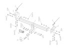 Фаркоп на Belgee X50 2023-, Geely Coolray 2020-2023, 2023-2025. Требуется подрезка бампера. Тип шара: A. Нагрузки: 1500/75 кг, масса фаркопа 16 кг (бе
