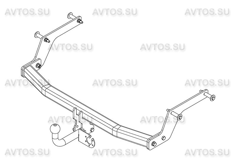 Фаркоп RN 11 - Renault Sandero II / 2014- / S-75 / kg-1200 / type=A / smart-c=!!!