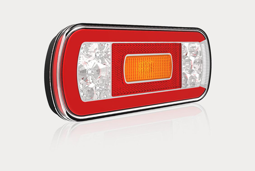 FT-130 PM LED Фонарь задний 6-функциональный светодиодный LED (противотум.) (провод 1м.)