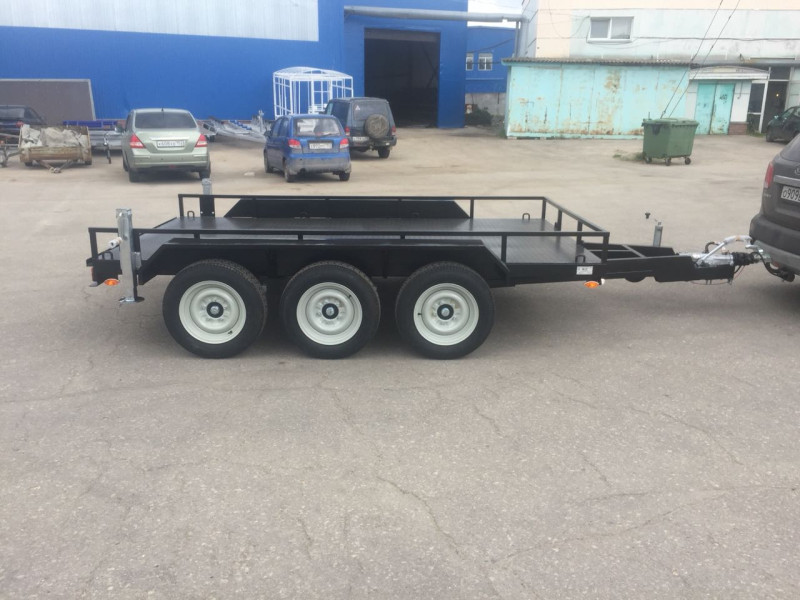 Прицеп-платформа ST-4 (3,4х1,9м) для мини погрузчика Bobcat