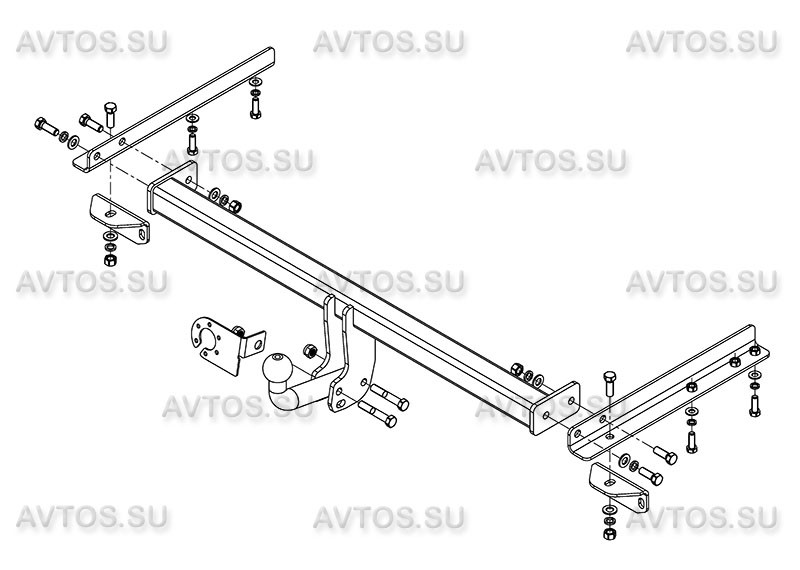 Фаркоп CV 11 - Chevrolet Aveo / 2012- / S-50 / kg-1250 / type-A / smart-c=!!!