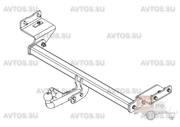 Фаркоп HY 29 - Hyundai Creta / 2016- / S-75 / kg-1300 / type=A / smart-c=!!!