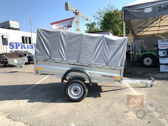 Прицеп Спутник Pro ZN 2213-37 оцинк. (Тент 1.0 м)