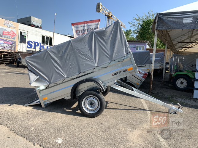 Прицеп Спутник Pro ZN 2213-37 оцинк. (Тент 1.0 м)