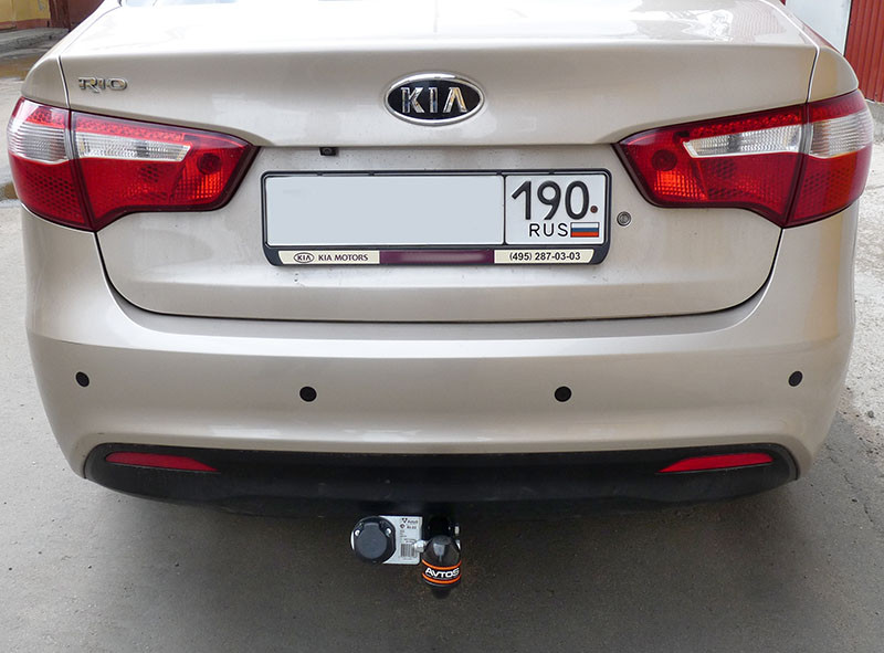Фаркоп KI 22 - KIA Rio III / 2011-2017 / S-75 / kg-1000 / type=A