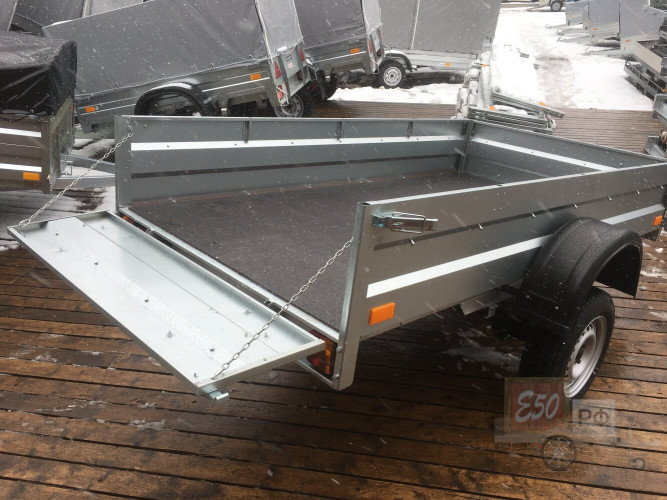 Прицеп Спутник Pro ZN 2513-37 оцинк. (Тент 1.0 м).