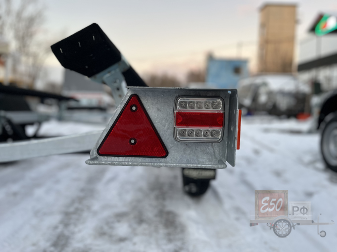 Прицеп Спутник AQUA Zn 55 2-оси LED оцинков.