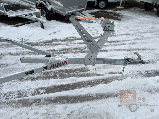 Прицеп Спутник AQUA Zn 55 2-оси LED оцинков.
