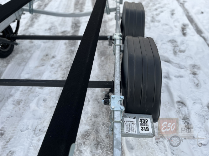 Прицеп Спутник AQUA Zn 55 2-оси LED оцинков.