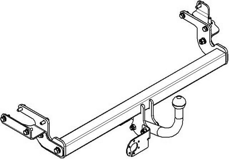 Фаркоп MI 22 - Mitsubishi Lancer IX / 2003-2007 / S-75 / kg-1000 / type=A