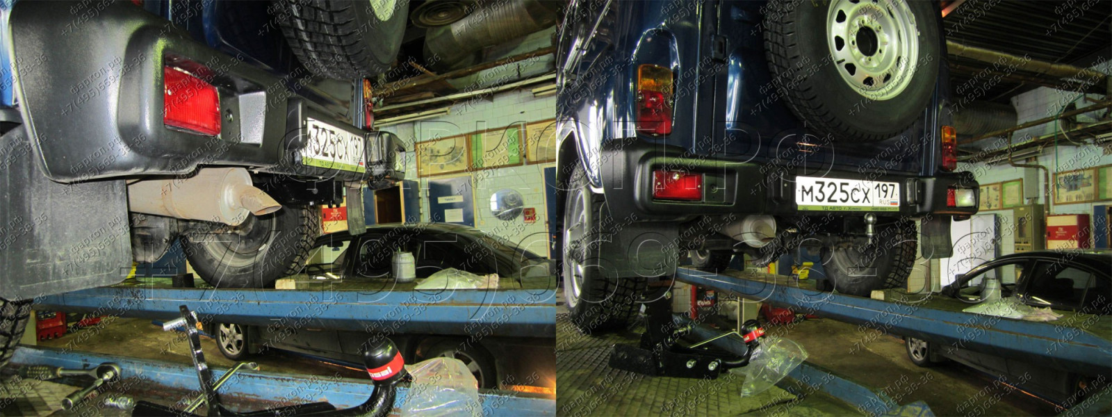 Фаркоп на UAZ Hunter 2001- без подрезки бампера. Тип шара: E (легкосъемный шар под квадрат). Нагрузки: 3000/120 кг. Не комплектуется электрикой