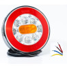 FT-110 LED Круглый 3-х функциональный ПРОВОД 1м