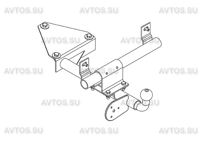 Фаркоп DO 02 - Datsun mi-DO / 2015- / S-50 / kg-750 / type=A / smart-c=