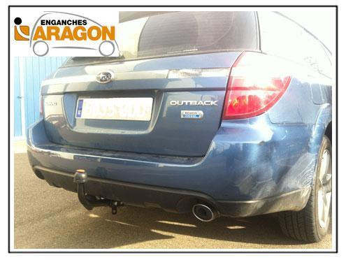 Фаркоп Aragon E6003AV (быстросъемный крюк) для Subaru Legacy Outback III 2004-2009