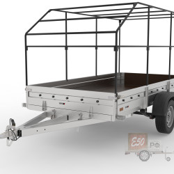 Тент с каркасом VIKING 1530 Н=1200 мм