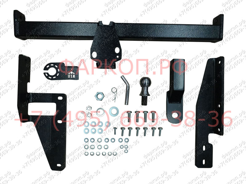Фаркоп на Honda CR-V 2006-2013. Требуется подрезка бампера. Тип шара: E (легкосъемный шар под квадрат). Нагрузки: 2500/120 кг. Не комплектуется электр