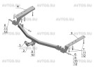 Фаркоп TY 34 - Toyota RAV-4 / 2013- / S-75 / kg-1500 / type=A