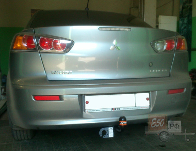 Фаркоп MI 19 - Mitsubishi Lancer X / 2007-2012 / S-50 / kg-750 / type=A