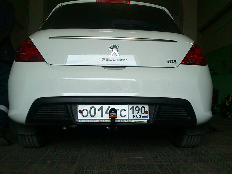 Фаркоп PE 02 - Peugeot 308 / 2007-2013 / S-50 / kg-1000 / type=A / smart-c=!!!