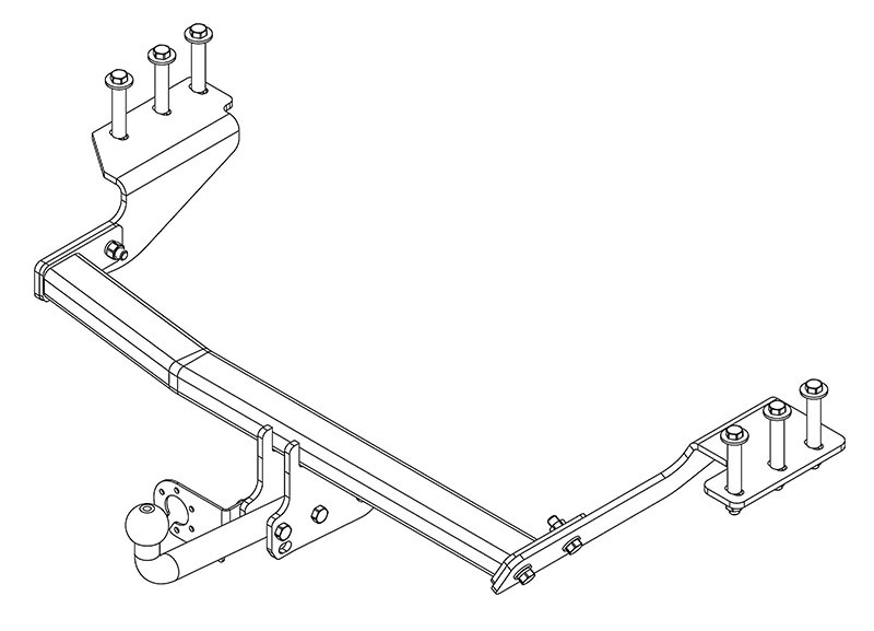 Фаркоп HV 01 - Haval H6 / 2015- / S-75 / kg-1250 / type=A / smart-c=!!!