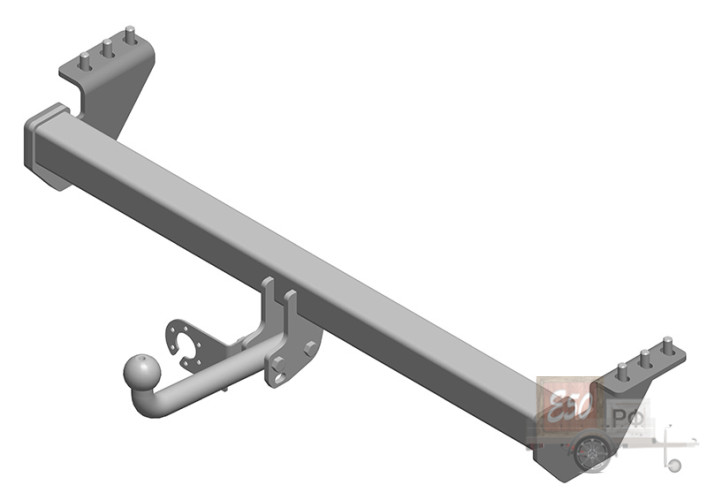 Фаркоп SY 011 - Ssang Yong New Actyon / 2011- / S-75 / kg-1200 / type=A
