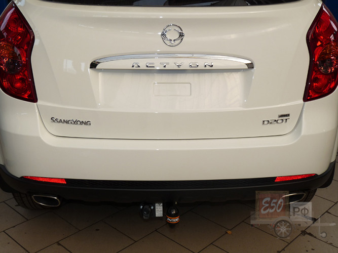 Фаркоп SY 011 - Ssang Yong New Actyon / 2011- / S-75 / kg-1200 / type=A