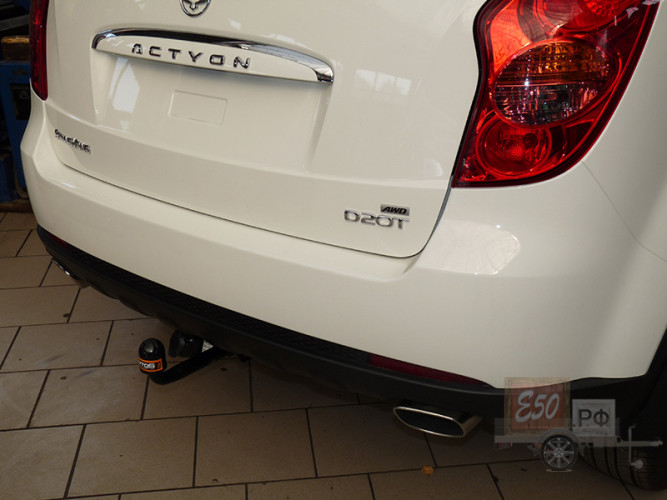 Фаркоп SY 011 - Ssang Yong New Actyon / 2011- / S-75 / kg-1200 / type=A