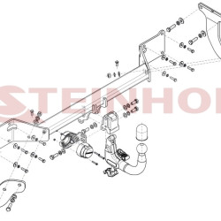 Фаркоп на Citroen Spacetourer 2016-, Peugeot Traveller 2016-, Citroen Jumpy 2016-, Peugeot Expert 2016-, Toyota Proace 2016-, Toyota Proace Verso 2016