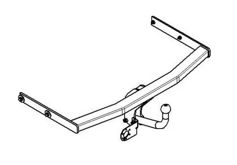 Фаркоп SK 05 - Skoda Fabia (кроме RS) / 2004-08.2014 / S-75 / kg-1000 / type=A