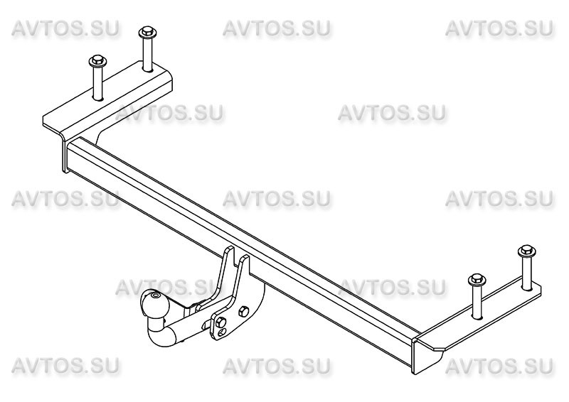 Фаркоп CN 01 - Citroen C4 / 2013- / S-75 / kg-1250 / type-A / smart-c=!!!