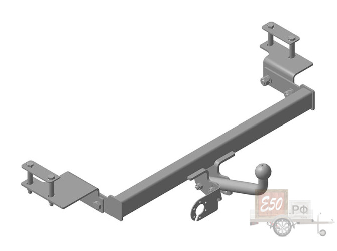 Фаркоп CV 01 - Chevrolet Lanos / 2005-2009 / S-75 / kg-1000 / type-A / smart-c=