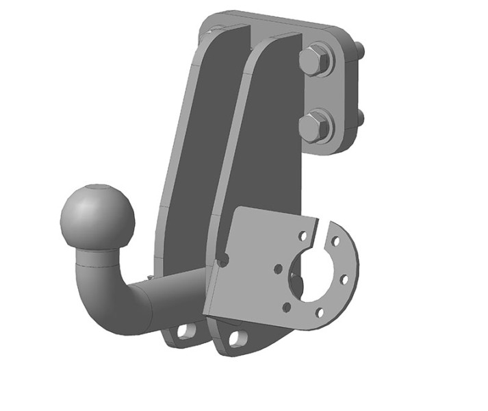Фаркоп NS 20 - Nissan Patrol / 1998-2010 / S-75 / kg-1500 / type=A