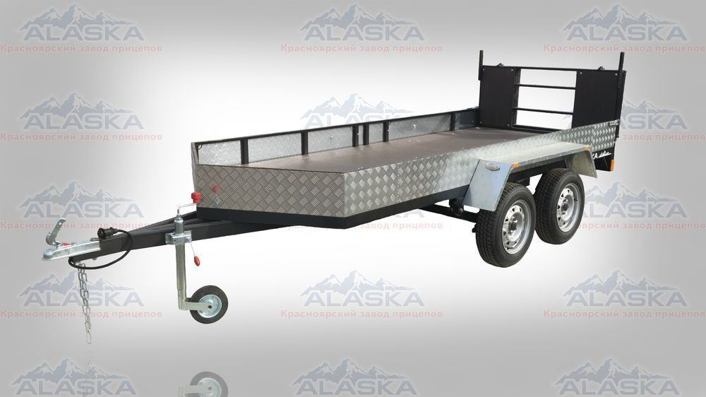 Прицеп ALASKA Стрела 1.6 Плюс 2-оси (3900(4200)х1620х100) (Оцинк.)