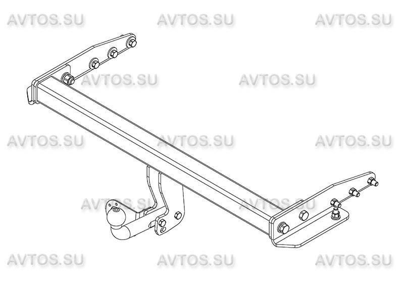 Фаркоп JW 03 - Jeep Grand Cherokee / 04.2011- / S-100 / kg2500 / type=A / smart-c=!!!