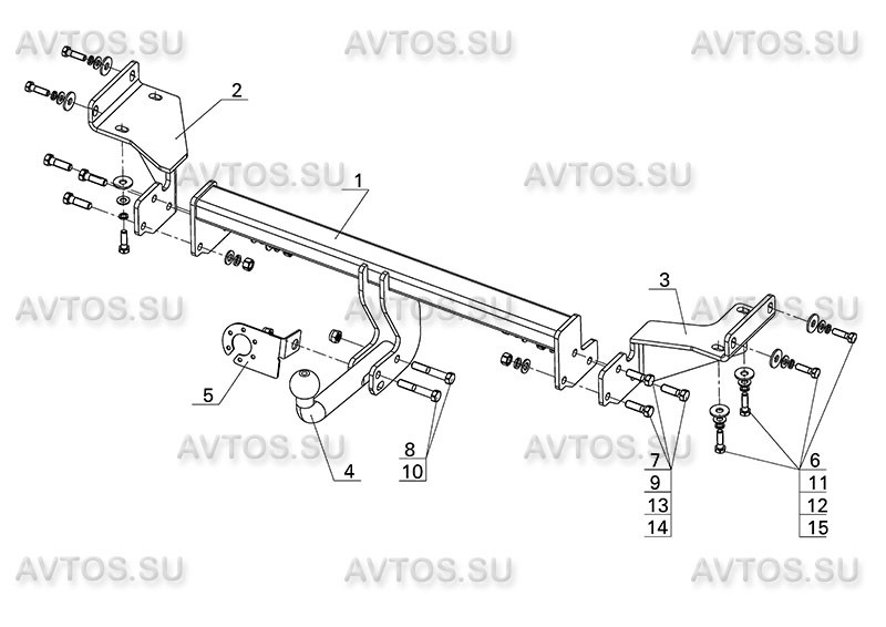 Фаркоп KI 32 - KIA Sportage IV / 2016- / S-100 / kg-2000 / type=A / smart-c=!!!