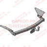 Фаркоп на SsangYong Kyron 2005-2016, SsangYong Rexton 2002-2006 без подрезки бампера. Тип шара: A. Нагрузки: 2000/100 кг, масса фаркопа 19 кг (без эле