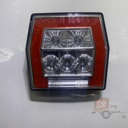 FT-120 T LED BAJONET Фонарь задний универсальный светодиодный LED 12-36 В, 4-функциональный, с подсветкой номерного знака, cтекло прозрачное