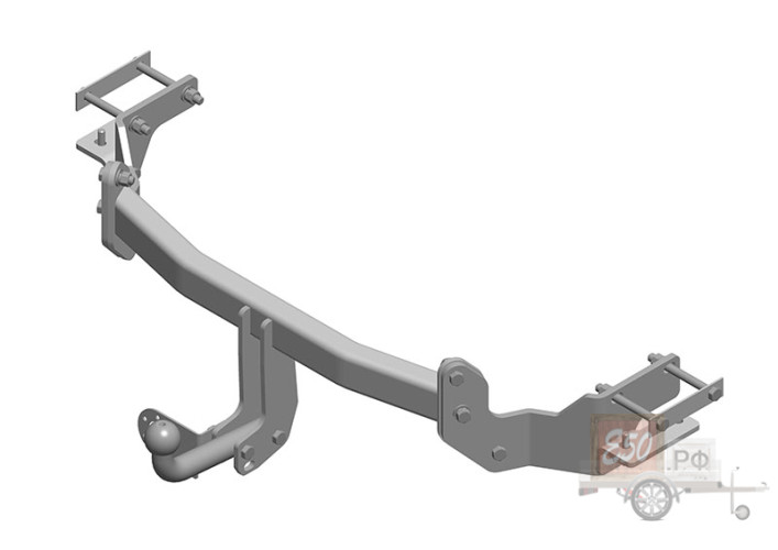 Фаркоп KI 24 - Hyundai Santa Fe / 2012- / S-100 / kg-2000 / type=A / smart-c=!!!