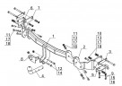 Фаркоп KI 24 - Hyundai Santa Fe / 2012- / S-100 / kg-2000 / type=A / smart-c=!!!