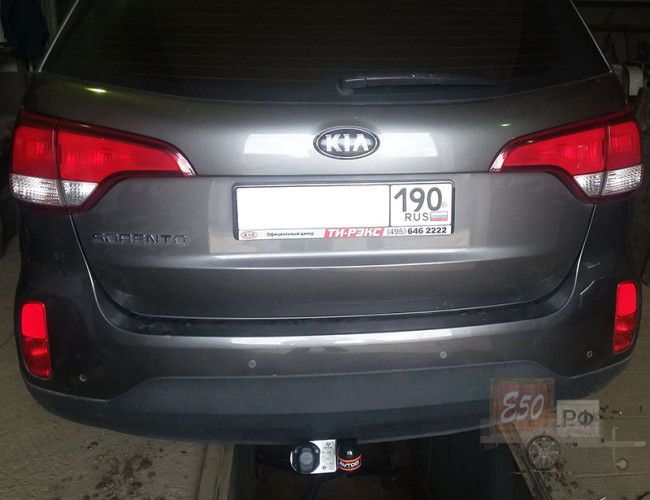 Фаркоп KI 24 - Hyundai Santa Fe / 2012- / S-100 / kg-2000 / type=A / smart-c=!!!