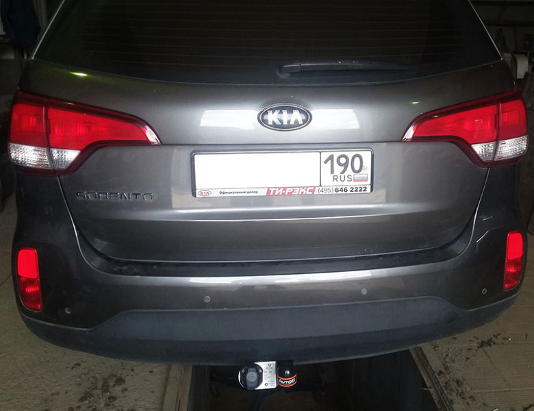 Фаркоп KI 24 - Hyundai Santa Fe / 2012- / S-100 / kg-2000 / type=A / smart-c=!!!