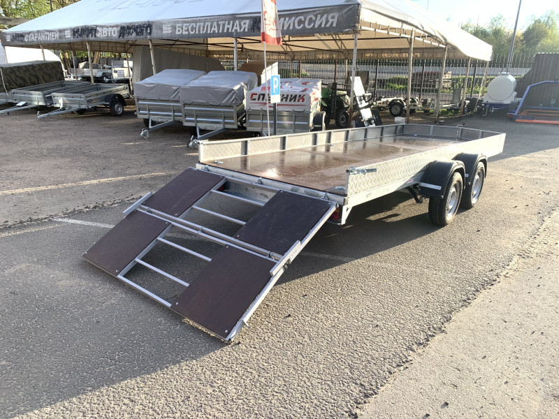 Прицеп ALASKA "Торпеда" 2 оси (4800(5300)х1620х200) (Оцинкован.)