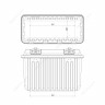 Ящик для приц. MaxBox PRO 750x350x490 (81 л)