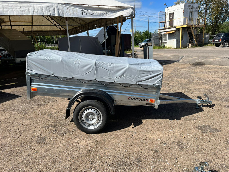 Прицеп Спутник Expert ZN 2013-33 оцинк. (Тент 0.7 м)