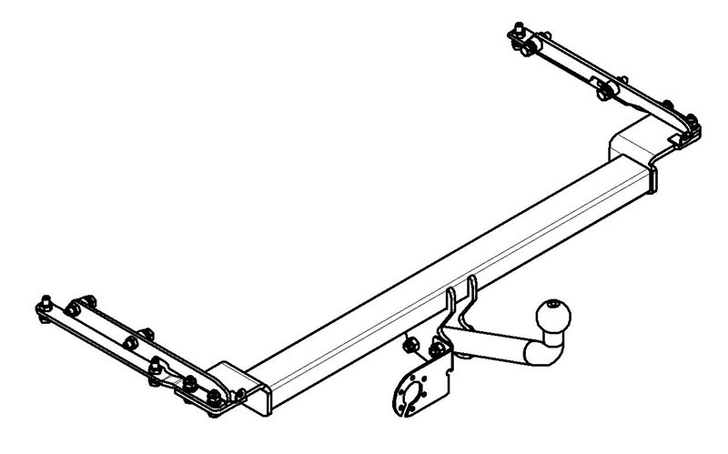 Фаркоп NS 19 - Nissan Note / 2006-2014 / S-50 / kg-750 / type=A