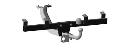 Bosal 1223-ANP Фаркоп на Шниву (Chevrolet Niva 2123) 4x4 (штатные места) 2002/12-2020, Lada Niva 2020-2021, Lada Niva Travel 2021- без подрезки бампера. Тип шара: A. Нагрузки 1500/75 кг, масса фаркопа 16,7 кг