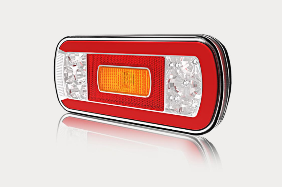 FT-130 COF LED Фонарь задний 6-и функциональный LED (с задним ходом) (провод 1м)