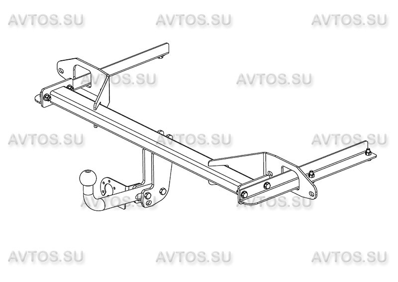 Фаркоп CV 14 - Chevrolet Cruse / 2013- / S-75 / kg-1800 / type-A / smart-c=!!!