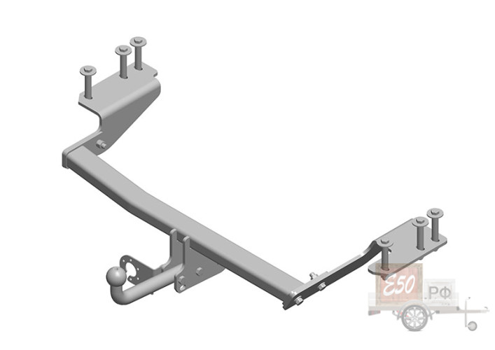 Фаркоп GW 11 - Great Wall Hover H6 / 2013- / S-75 / kg-1500 / type=A / smart-c=!!!